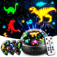 Staryou dinosaur toy remote with adjustable settings for easy bedtime use