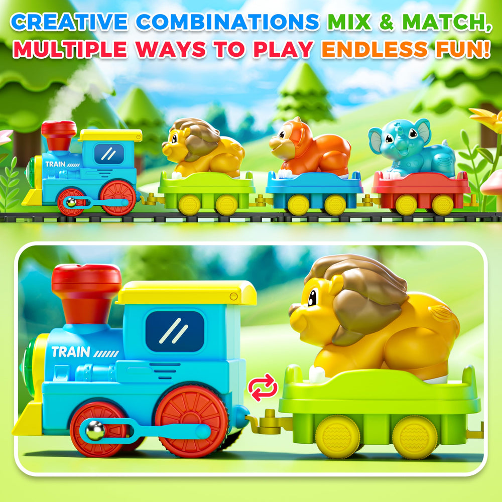 Stay Fun elephant car adding color and cooperative play