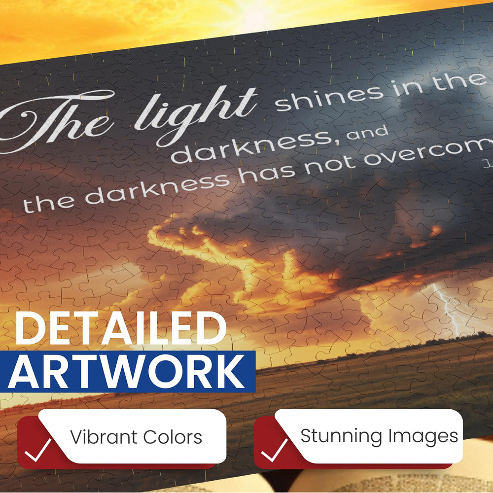 Steadfast Selections sacred scenery image: perfect gift for those who enjoy thoughtful Christian puzzles