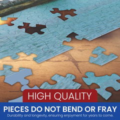 Steadfast Selections 500-piece Bible puzzle landscape: a relaxing activity that blends art with faith