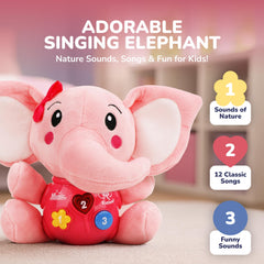 STEAM Life soft velvet elephant design safe against delicate skin and durable use
