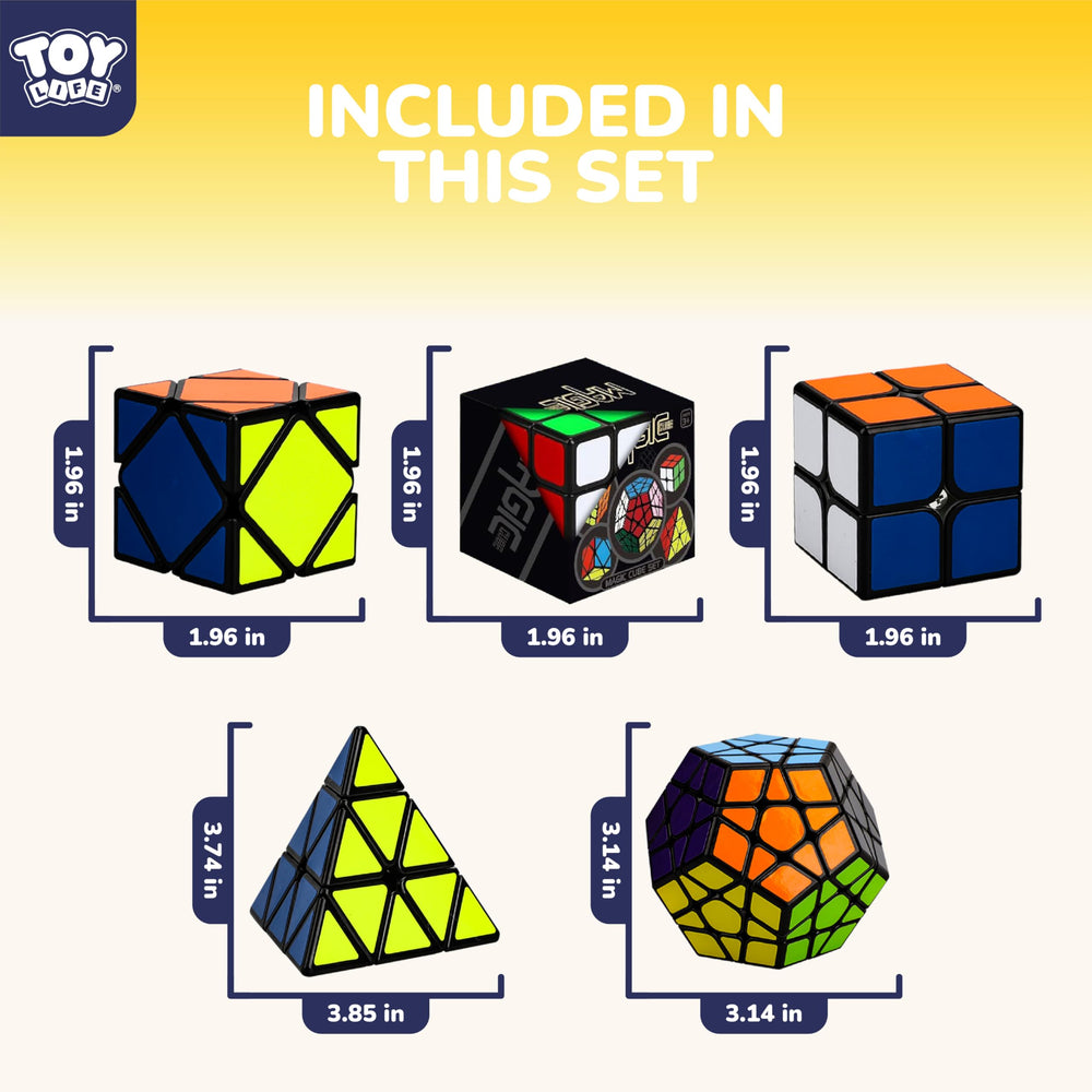 STEAM Life Speed Cube Pyramid puzzle with sharp edges for spatial awareness