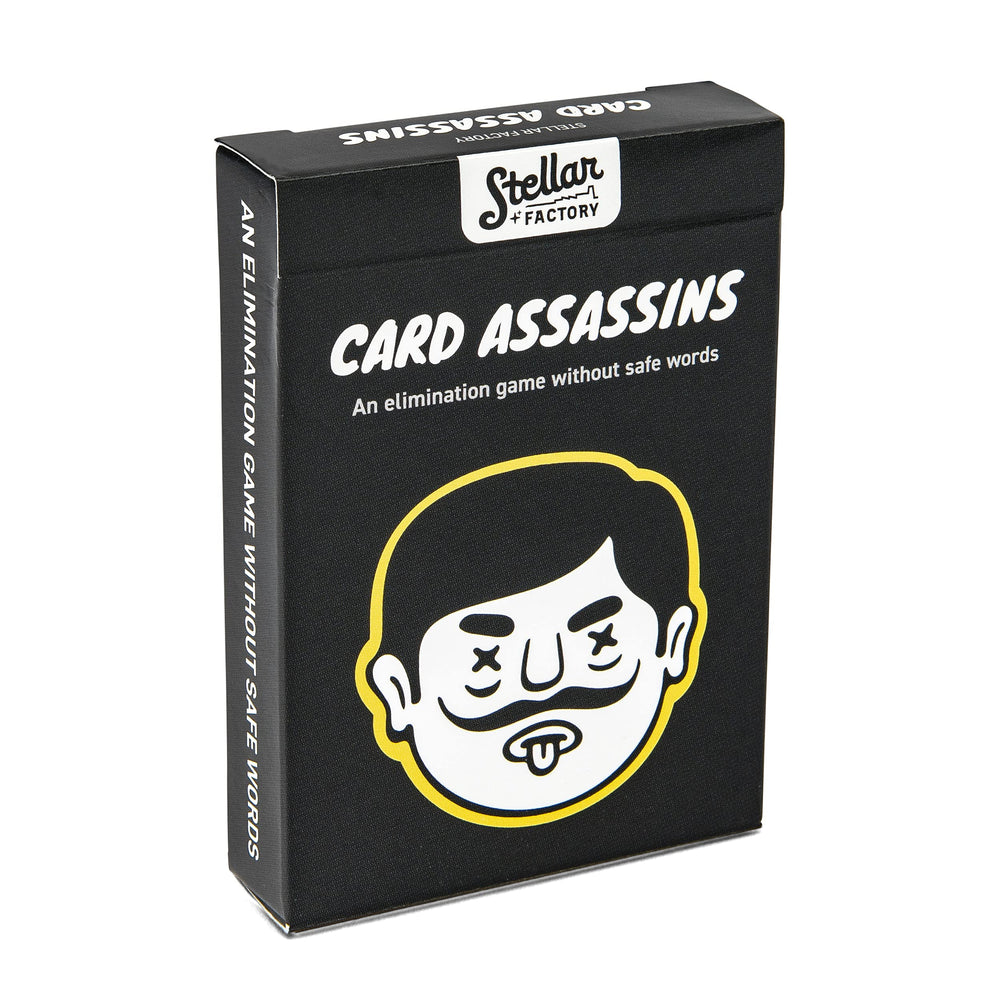 Stellar Factory Card Assassins box, travel-friendly and compact.