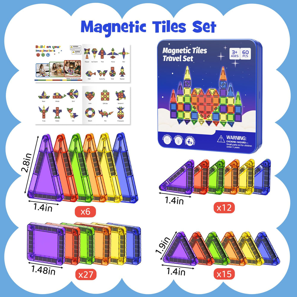 STEM MATCH 60-piece set fits in a compact travel box