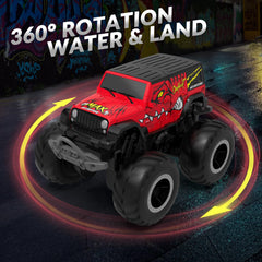 STEMTRON IPX7 waterproof RC Car suited for pool or splash zones.