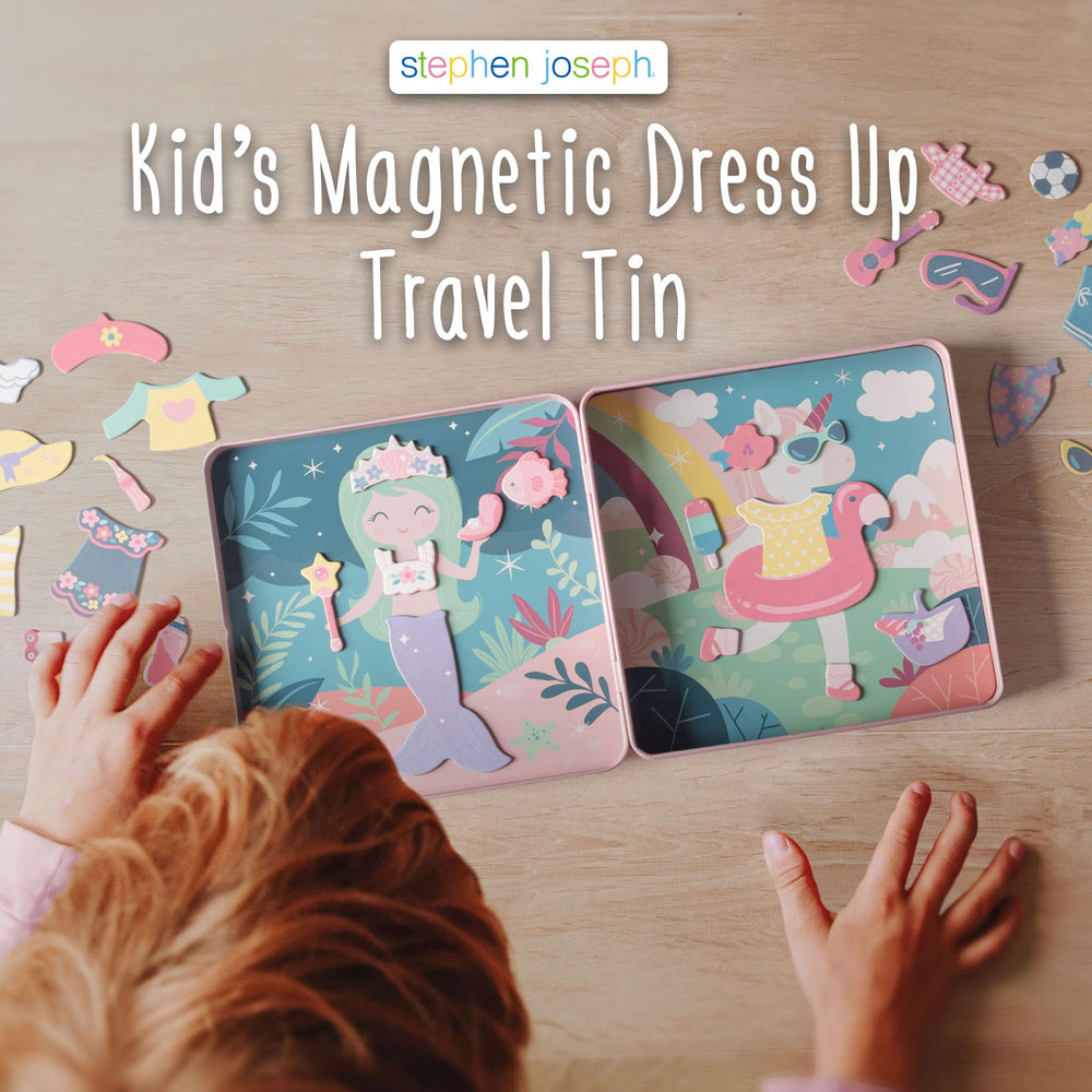 Magnetic play scenes from Stephen Joseph travel tin for quick storytelling