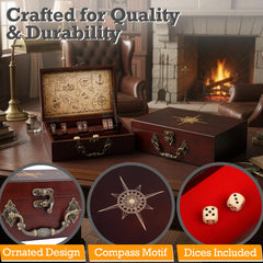 STERLING Hidden treasure map inside adds adventurous storytelling to gameplay.