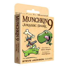 Steve Jackson Games Munchkin 9 Jurassic Snark expansion box front for family-friendly dungeon fun