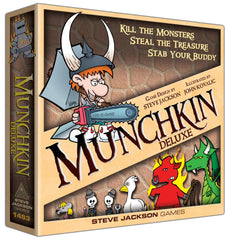 Steve Jackson Games Munchkin Deluxe gameboard enabling organized, faster rounds