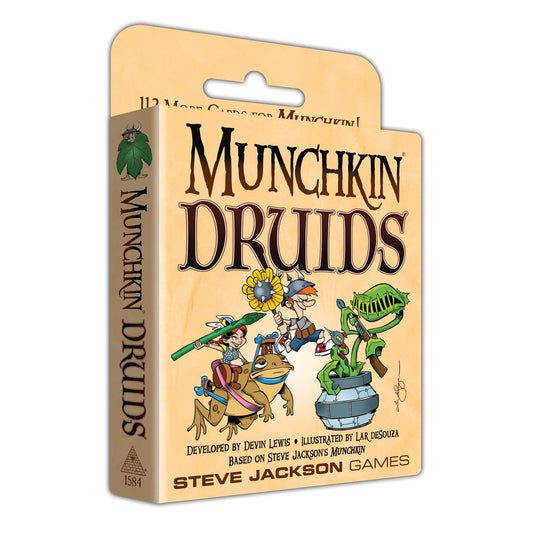Steve Jackson Games Munchkin Druids box front with vibrant artwork for quick identification
