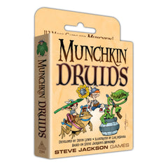 Steve Jackson Games Munchkin Druids box front with vibrant artwork for quick identification