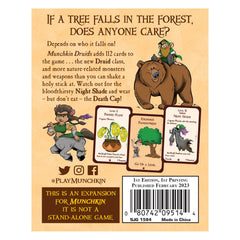Steve Jackson Games Munchkin Druids druid card showcasing new class and abilities