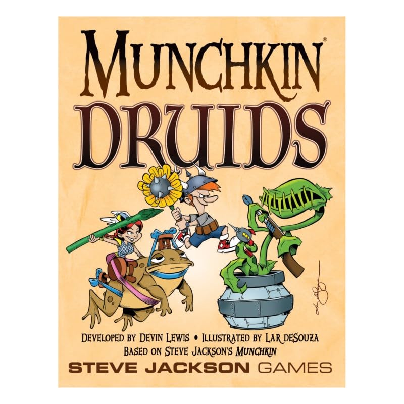 Steve Jackson Games Munchkin Druids Lar deSouza artwork highlights humor and style