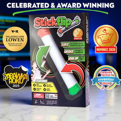 Stickflip ten-games-challenge shows varied gameplay modes for solo or group fun