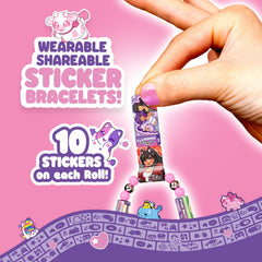 Sticki Rolls fully assembled bracelet ready to wear.