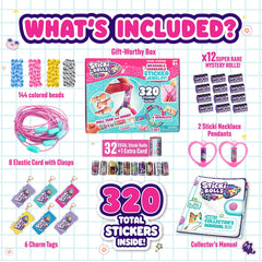 STICKI ROLLS holographic stickers are restickable and leave no residue