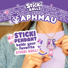 Sticki Rolls restickable holographic foil leaves no residue.