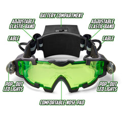 Ergnomic SLF strap provides secure, comfortable fit for kids.