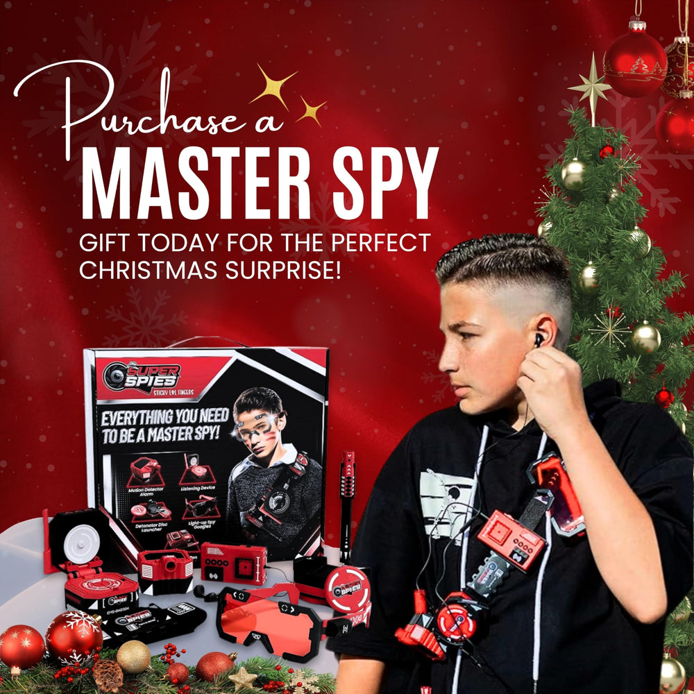 Sticky Lil Fingers spy gadgets set showcases complete play kit