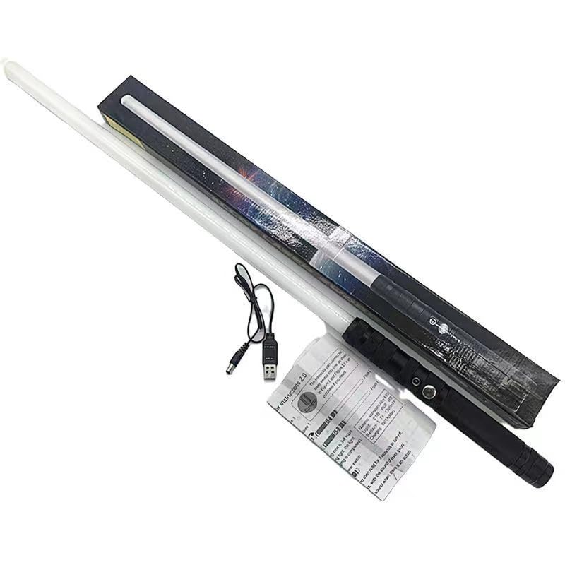 StimuVariety light saber black finish adds cinematic flair for night battles.
