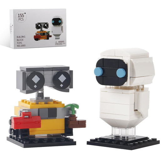STMIGAIBLOCKS Wall-E and Eve robots building set inspires imaginative play.