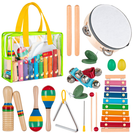 Stoie's xylophone with mallets for toddlers, boosting rhythm and fine motor skills.