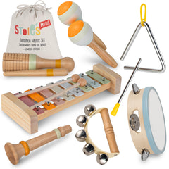 Stoie's cotton storage bag keeps toys neatly organized