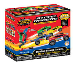 Stomp Rocket dueling stomp racers mega pack front view for outdoor play.