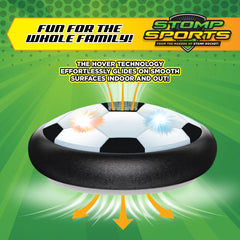 Stomp Rocket Hover Soccer LED glow in low light