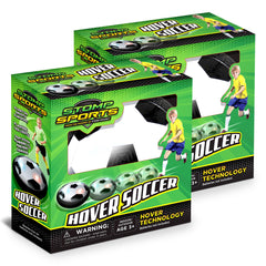 Stomp Rocket Hover Soccer with LED lights for indoor play