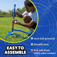 Stomp Rocket Jr. Encourages active play at park, beach, or backyard.