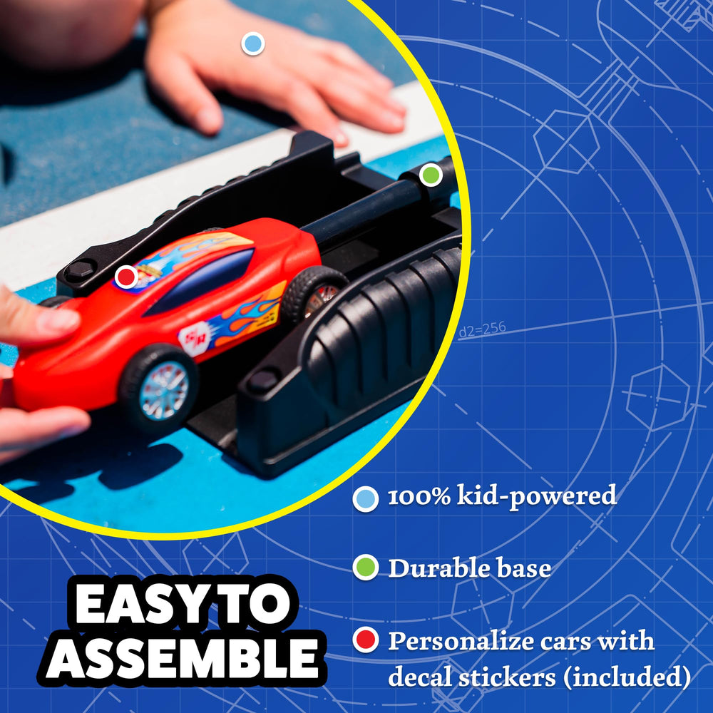 Stomp Rocket kid-friendly outdoor toy promoting active play.