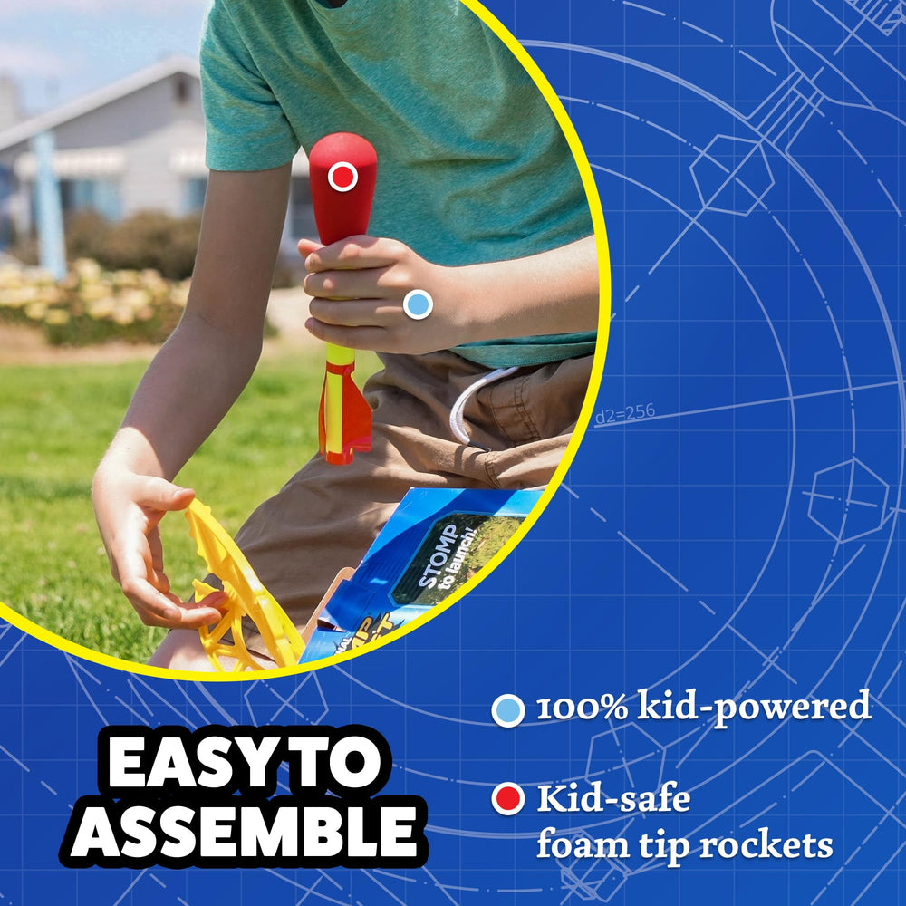 Stomp Rocket Ultra Refills: foam tips designed for safe outdoor fun.