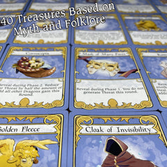 Stone Age Entertainment Pillage The Village game board shows compact setup for quick sessions
