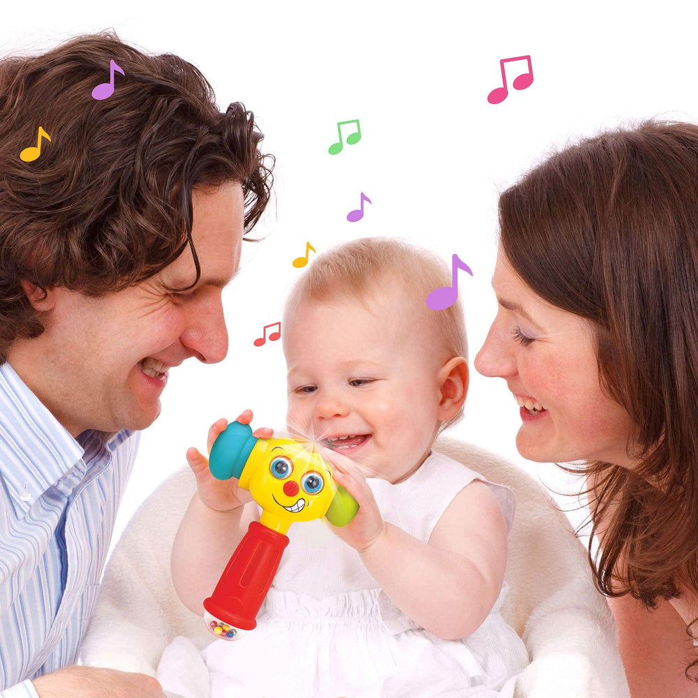 Stone and Clark safety-certified toy hammer for curious toddlers