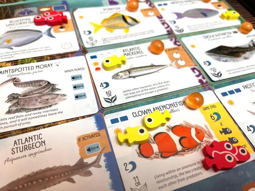 Stonemaier Finspan Upgrade Pack wooden resources feel sturdy on the board