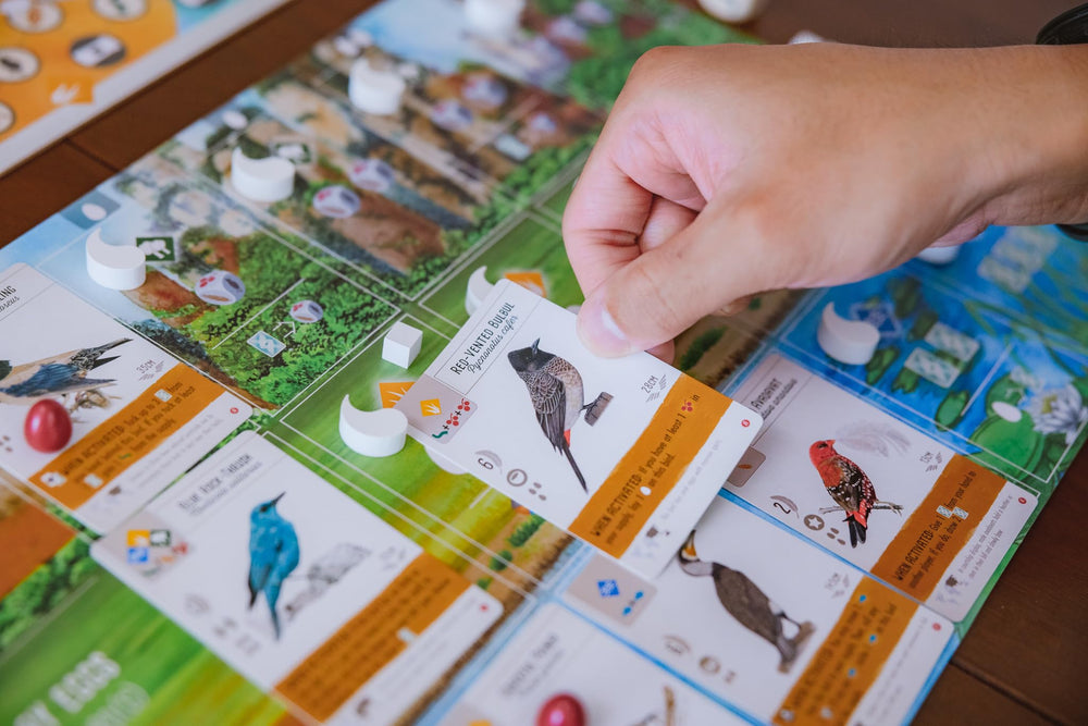 Wingspan Asia egg-miniatures simplify tracking nests and eggs