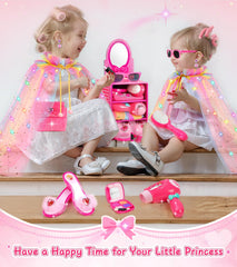 STOPKLAS child wearing cape and shoes during playtime, sparkling imagination
