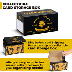 Storage Standard Ding Defend 110-pack water resistant material protects cards during shipping.
