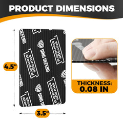 Ding Defend 3.5 x 4.5 inch fit protecting raw cards and sleeves