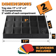 Storage Standard sleeve and toploader compatible tray for flexible storage