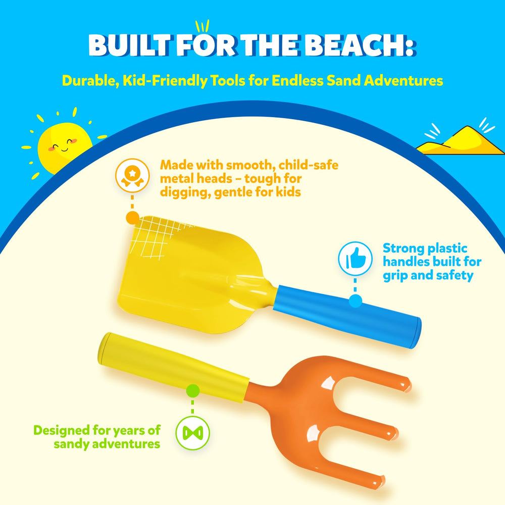 THE STORYBOOK KIDS EXPLORERS CLUB beach toys rake for shaping sand