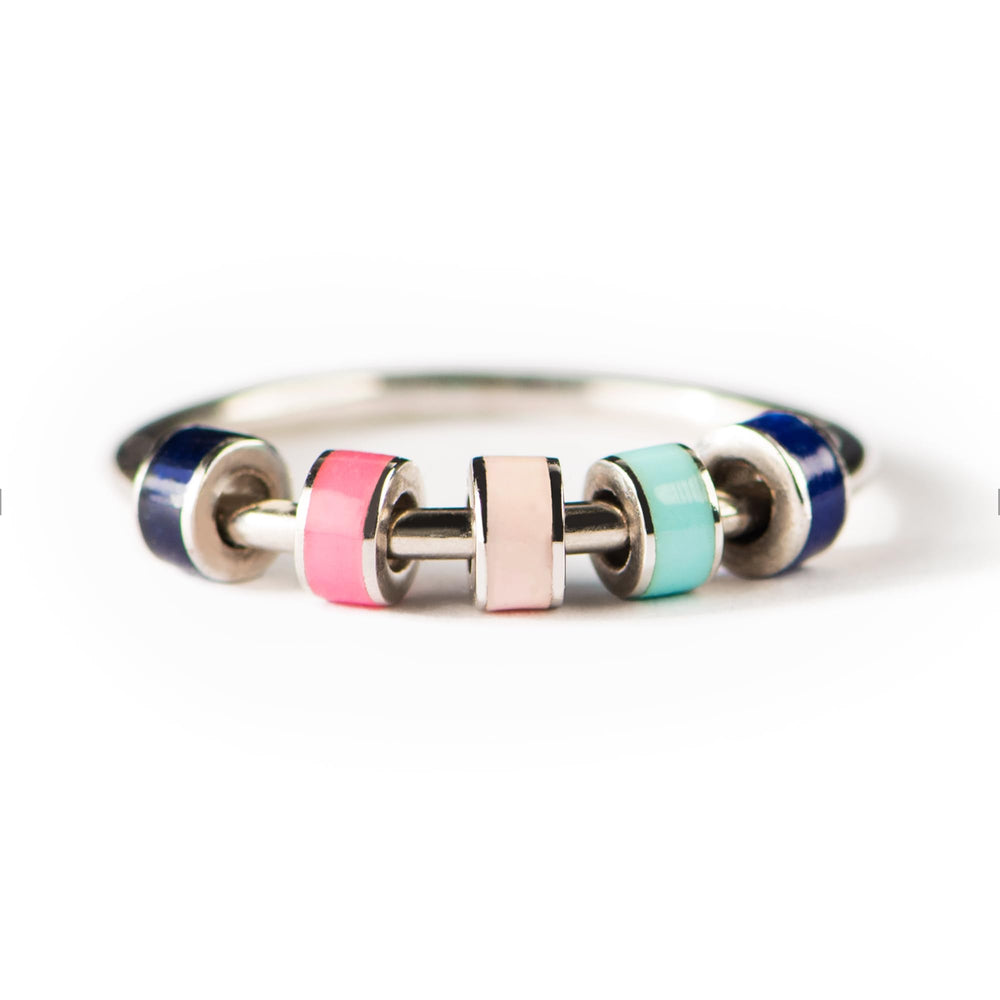 STORYJEWELLERY Anxiety Ring front view for discreet daily wear and focus