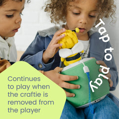 Storypod Craftie Maya the Bee adventure scene encourages curious listening.