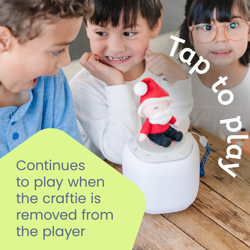 Storypod Music Craftie Santa carols played with high-quality audio for joyful family sing-alongs.