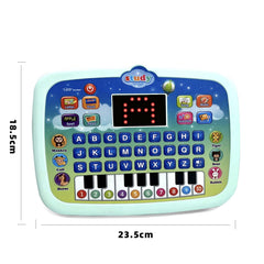 STOULKD Kid Tablet battery saver icon stresses extended playtime with auto shutdown