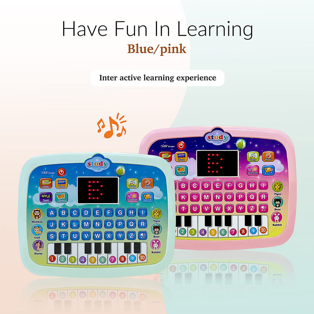 STOULKD Kid Tablet colorful interface demonstrates engaging visuals that attract toddler attention