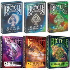 Straight Poker Supplies Stargazer New Moon deck with celestial back design for collectors