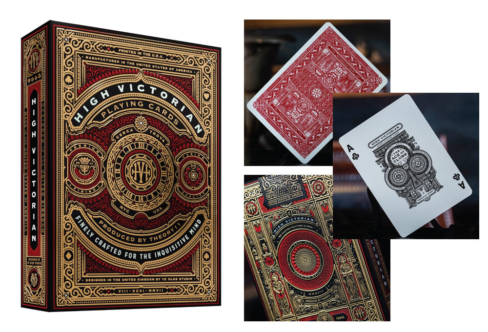 Straight Poker Supplies Theory11 High Victorian Green deck delivering crisp handling