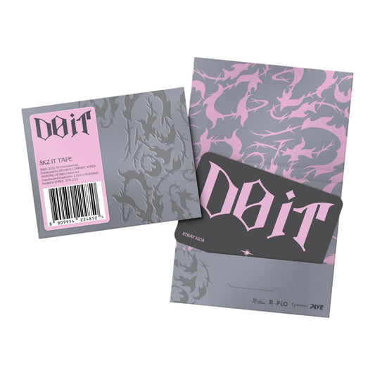 Stray Kids SKZ IT Tape DO IT Platform PLVE front view in sealed packaging, fan-ready